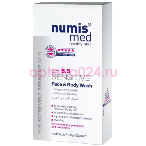 Нумис мед гель д/душа и тела сенсетив ph 5.5 200г. [numis med]