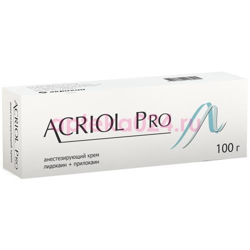 Акриол про крем для местного применения 2.5% + 2.5% 100г