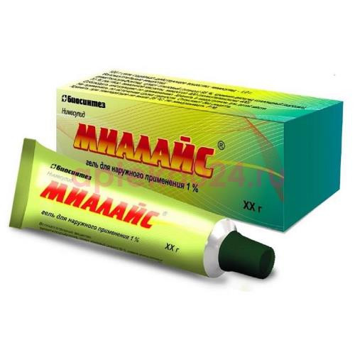 Миалайс гель для наружного применения 1% 50г