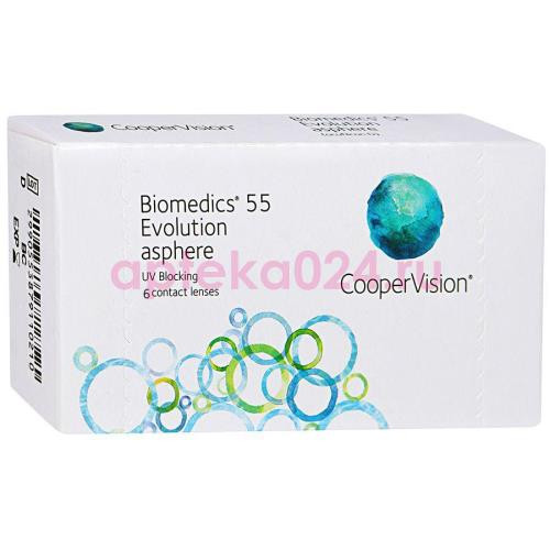 Биомедикс 55 эволюшн линзы контактные №6 -7,00 d 14.2 вс 8,6