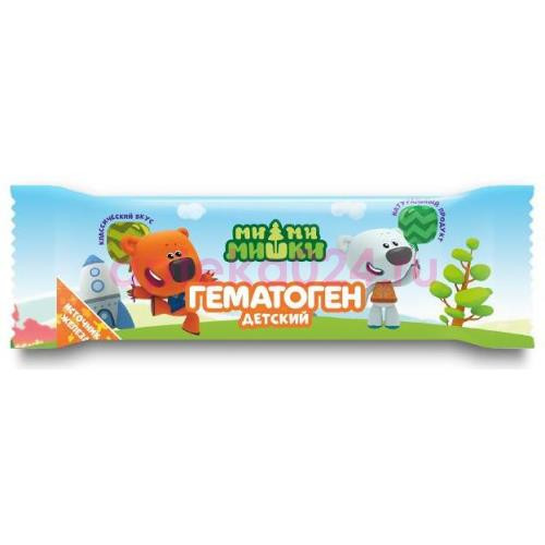 Гематоген детский плитка 40г ми-ми-мишки