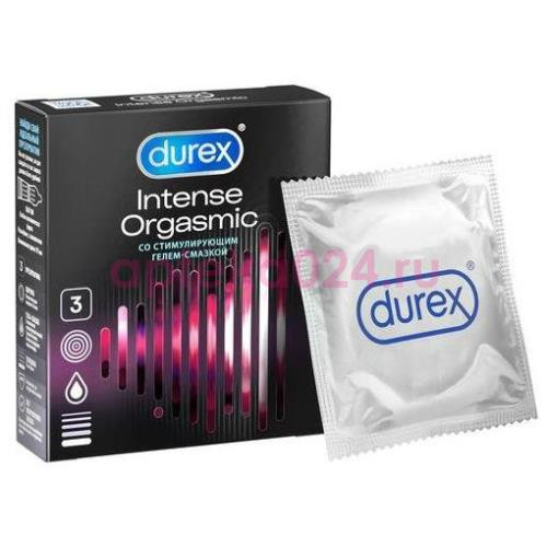 Дюрекс презервативы №3 интенсо оргазмик