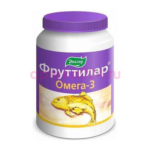 Эвалар фруттилар омега 3 пастилки жевательные 4г №30 (бад)