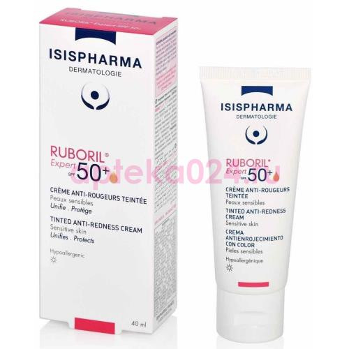 Исис фарма руборил эксперт крем 40мл п/покраснений днев. тонир. spf50 +