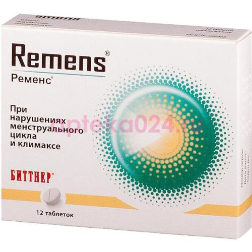 Ременс таблетки подъязычные гомеопатические №12