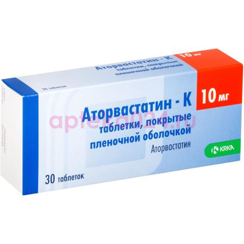 Аторвастатин-тад таблетки покрытые пленочной оболочкой 10мг №30