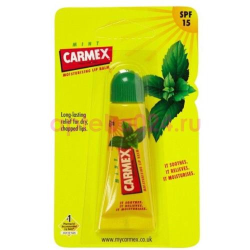 Кармекс бальзам д/губ мята spf15 10г.[carmex]