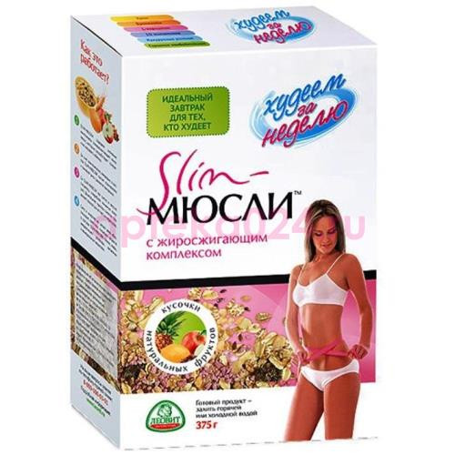 Леовит худеем за неделю мюсли 375г жиросжиг. комплекс