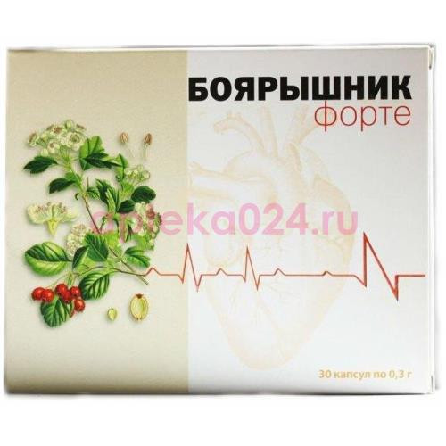 Боярышник форте 300мг. №30 капс. /витамер/