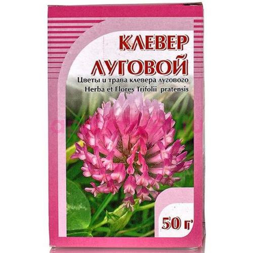 Клевер луговой цветы и трава 50г