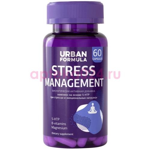 Урбан формула стресс менеджмент капсулы №60 комплекс пустырник + 5-нтр + mагний + витамин в