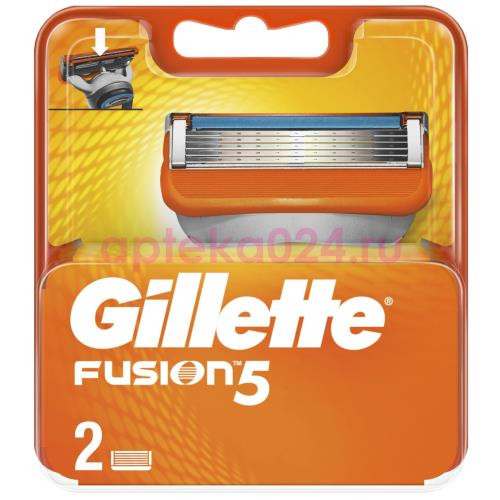 Жиллет фьюжн-5 кассеты сменные для бритья №2