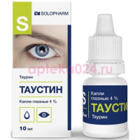 Таустин капли глазные 4% 10мл