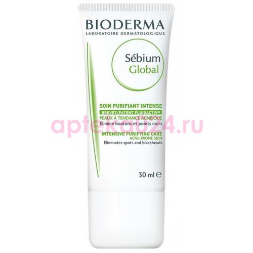 Биодерма себиум глобаль крем для лица 30мл интенсив. уход