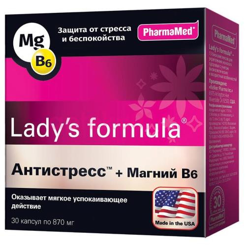 Леди-с формула капсулы №30 антистресс + магний в6