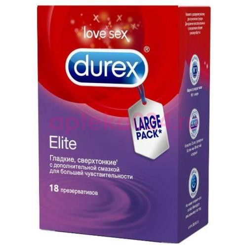 Дюрекс презервативы №18 элит гладкие, сврехтонкие