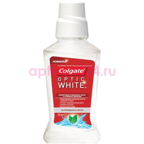 Колгейт ополаск. плакс оптик уайт 250мл. [colgate]