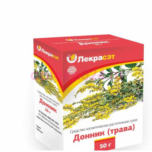Донник трава 50г. космет. средство сухое /лекра-сэт/