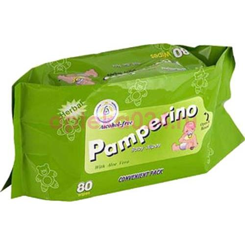 Памперино салфетки влажные детские №80 алоэ [pamperino]