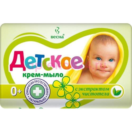 Весна крем-мыло детское 90г чистотел