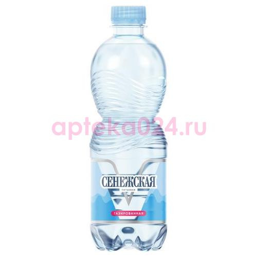 Сенежская вода минеральная газированная 0,5л