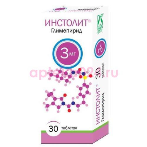 Инстолит таблетки 3мг №30