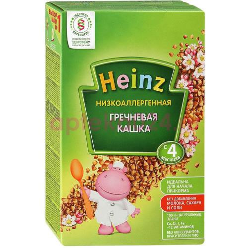 Хайнц каша 200г. гречка низкоаллерг. б/мол. 4 +  мес.