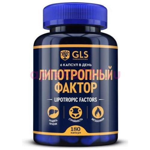 Джи эл эс липотропный фактор капсулы 450мг №180