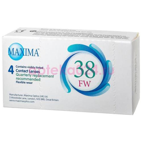 Максима 38фв линзы контактные №4 -1,25 d 14,0 вс 8,6