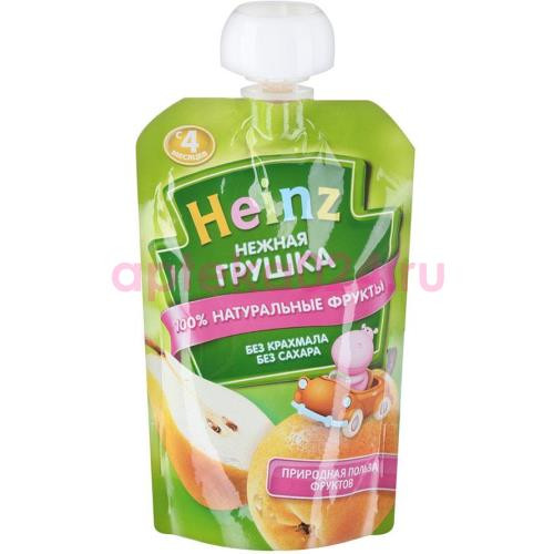 Хайнц пюре 100г. нежная грушка пауч