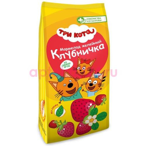 Лакомства д/здоровья мармелад клубничка 105г. /конфаэль/