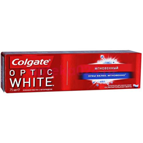 Колгейт зуб.паста оптик уайт мгновенный 75мл. [colgate]