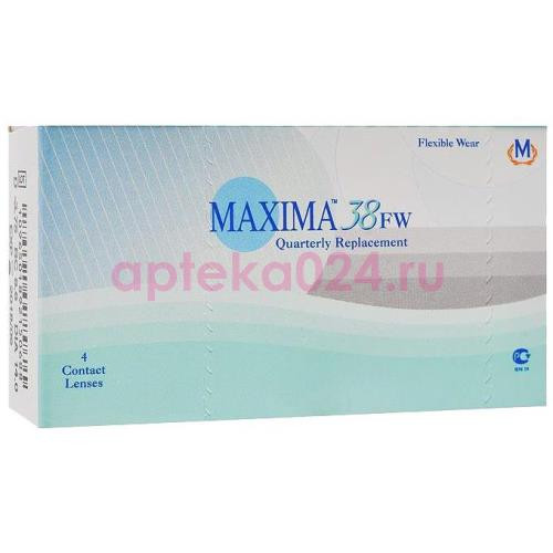 Максима 38фв линзы контактные №4 -4,25 d 14,0 вс 8,6