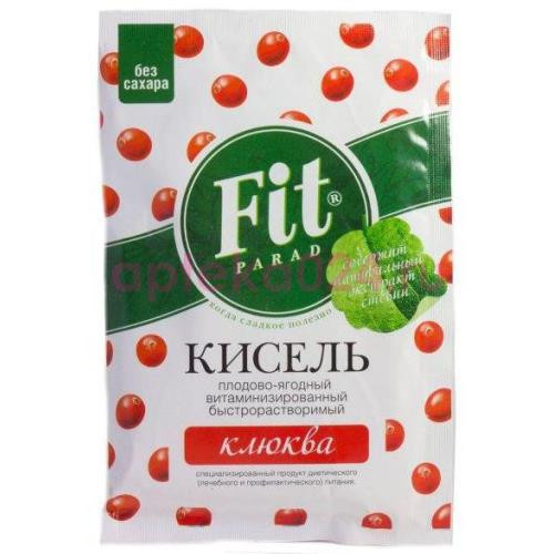 Фитпарад кисель 30г клюква б/сахара