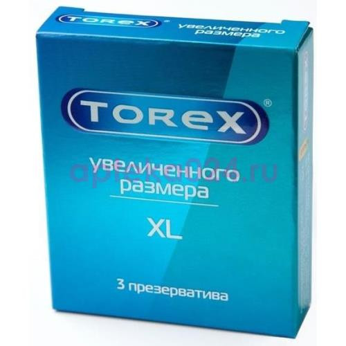 Торекс презервативы №3 увеличенного размера xl