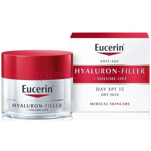Эуцерин гиалурон-филлер-волюм-лифт крем для лица 50мл дневн. д/сухой кожи spf15