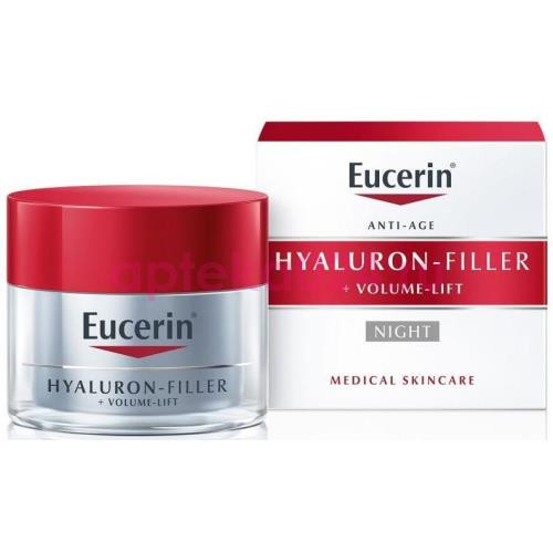 Эуцерин гиалурон-филлер-волюм-лифт крем для лица 50мл ночн. д/сухой кожи