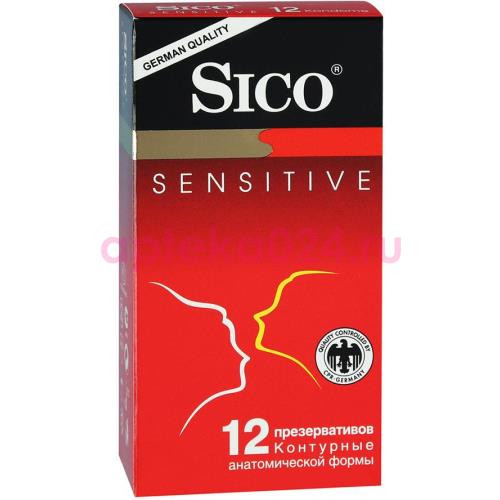 Сико презерватив sensetive №12 сверхчувств. контурные [sico]