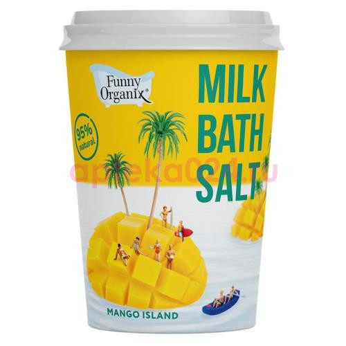 Фанни органикс соль для ванн 500г mango island