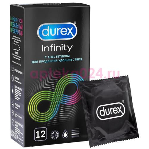 Дюрекс презервативы №12 инфинити с анестетиком