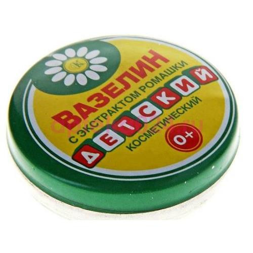 Вазелин средство для наружного применения 10г дет. смягч. и защита ромашка