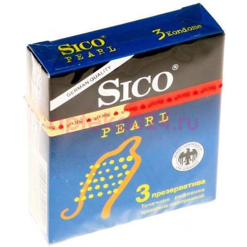 Сико презерватив pearl №3 точечн. рифление