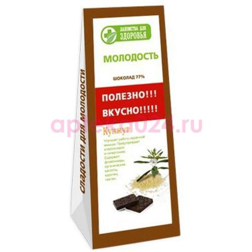 Лакомства д/здоровья шоколад кунжут 100г.
