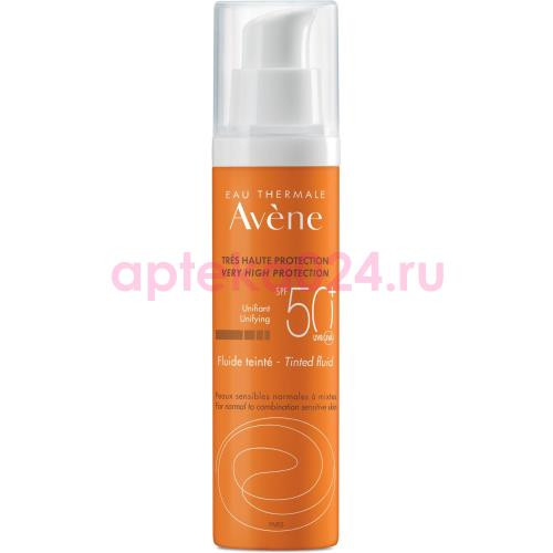 Авен клинанс флюид 50мл солнцезащ spf50 +  д/пробл кожи