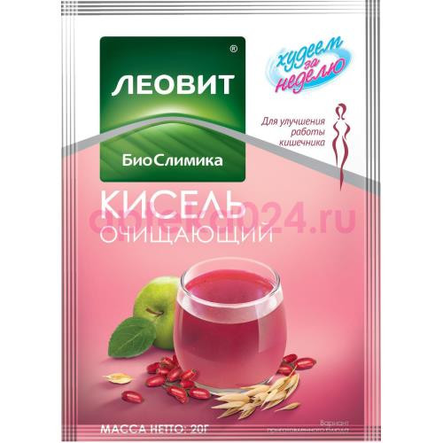 Леовит худеем за неделю кисель 20г очищающий