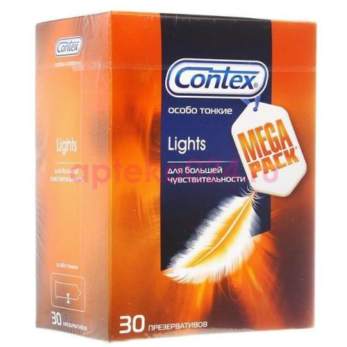 Контекс презерватив lights особо тонкие №30 [contex]