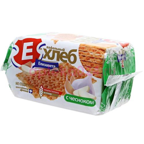 Елизавета хлебцы вафельные чеснок 80г.