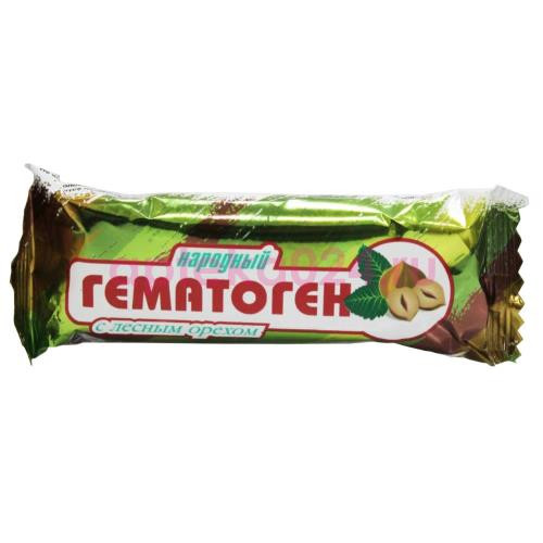 Гематоген народный лесной орех 40г. плитка /сибирское здоровье/