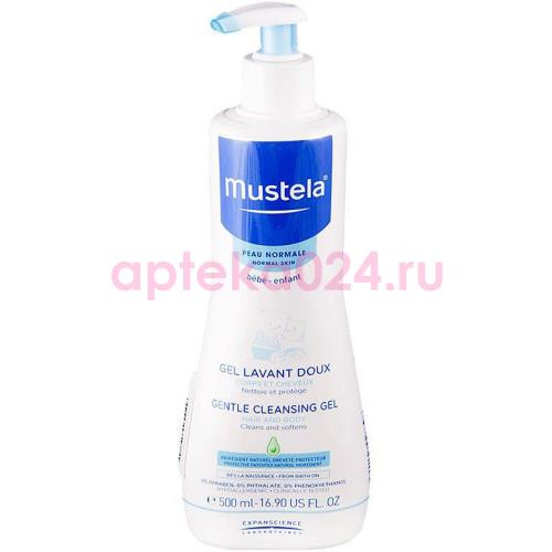Мустела bebe гель д/купания мягкий 500мл. [mustela]