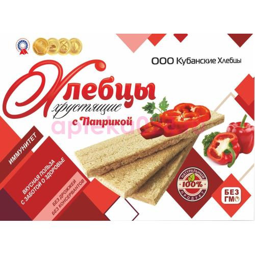 Кубанские хлебцы с паприкой 100г.